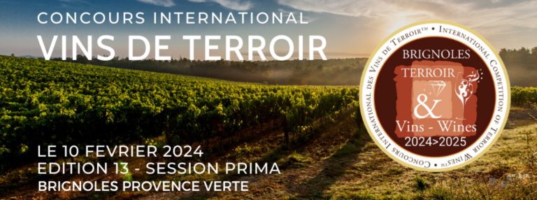 2024 Concours International des Vins de Terroir Brignoles Provence Verte 