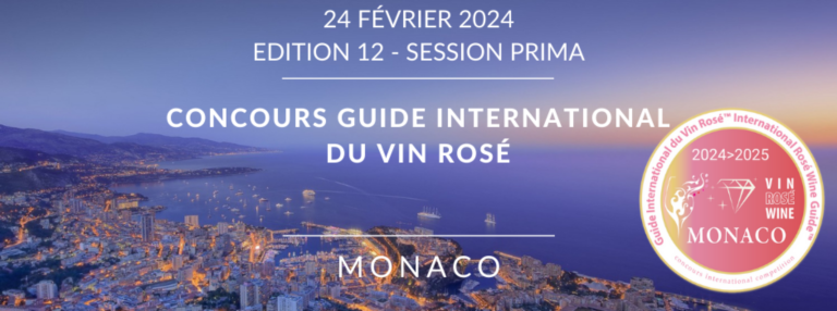 2024 Concours Guide International du Vin Rosé  Monaco