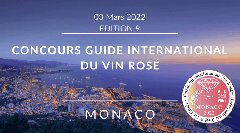 2022 Concours Guide International du Vin Rosé  Monaco