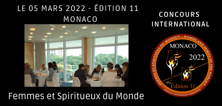 2022 Femmes et Spiritueux du Monde Concours International Monaco
